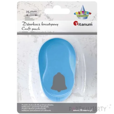 dziurkacz kreatywny dzwon mix titanum 25 mm