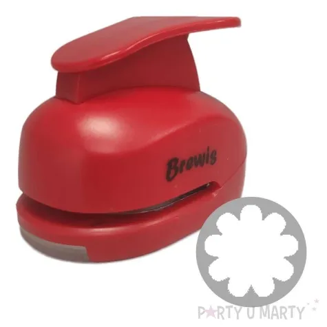 dziurkacz kreatywny kwiat gerbera czerwony brewis 3 8 cm