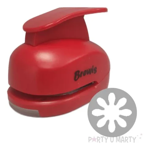 dziurkacz kreatywny kwiat stokrotka czerwony brewis 2 5 cm
