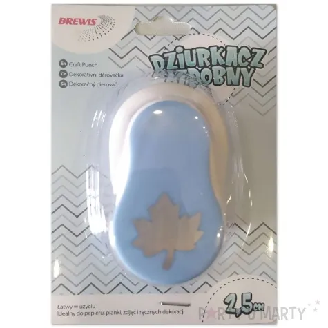 dziurkacz kreatywny lisc brewis 25 mm