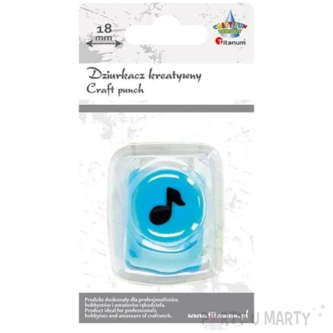 dziurkacz kreatywny nuta titanum 18 mm