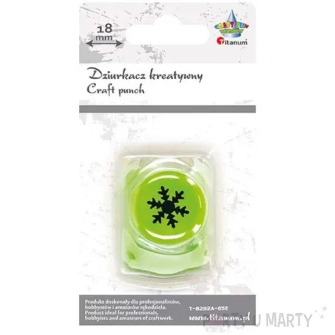 dziurkacz kreatywny platek sniegu titanum 18 mm