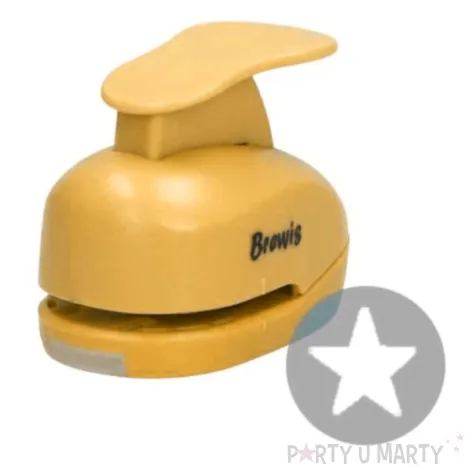 dziurkacz kreatywny swiateczna gwiazdka big zolty brewis 2 5 cm