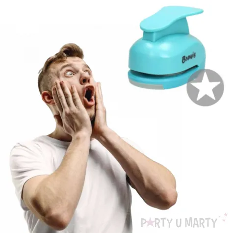 dziurkacz kreatywny swiateczna gwiazdka blekitny brewis 5 cm