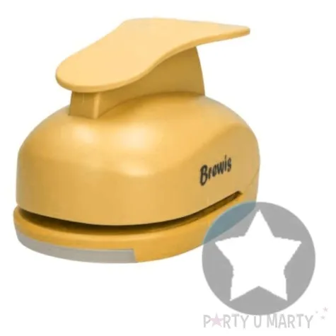 dziurkacz kreatywny swiateczna gwiazdka zolty brewis 7 6 cm