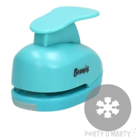 dziurkacz kreatywny swiateczna sniezynka blekitny brewis 2 5 cm