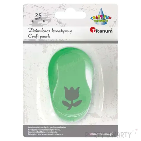 dziurkacz kreatywny tulipan mix titanum 25 mm