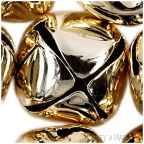 dzwoneczki dekoracyjne classic max zlote titanum 8 szt