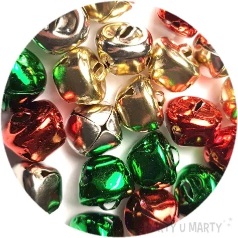 dzwoneczki dekoracyjne classic mix aliga 15 mm 20 szt