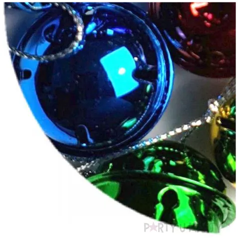 dzwoneczki dekoracyjne kulki mix aliga 30 mm 12 szt