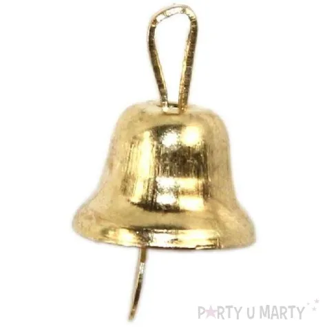 dzwoneczki dekoracyjne swiateczne zlote titanum 30 szt