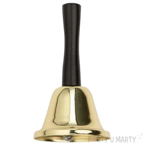 dzwonek mikolaj classic zloty partypal 12cm