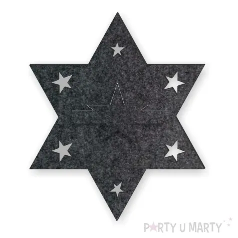 etui na sztucce gwiazda grafitowy 2 szt