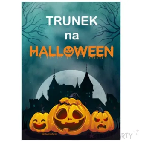 etykieta na butelke halloween trunek 85x120 mm 5 szt
