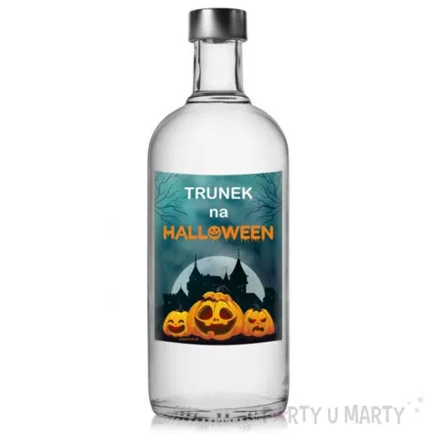 etykieta na butelke halloween trunek 85x120 mm 5 szt