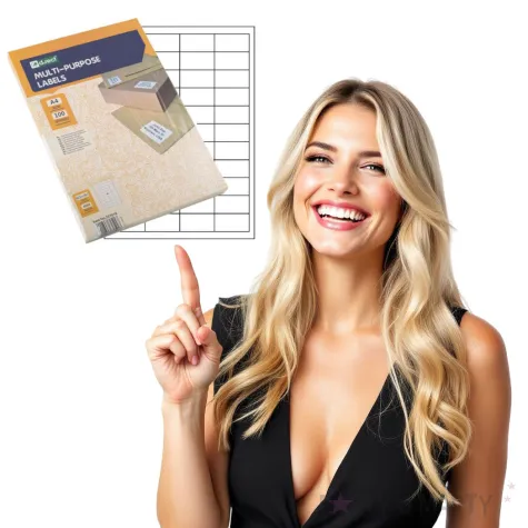 etykieta samoprzylepna a4 44 x 48 5x25 4mm leviatan 100szt