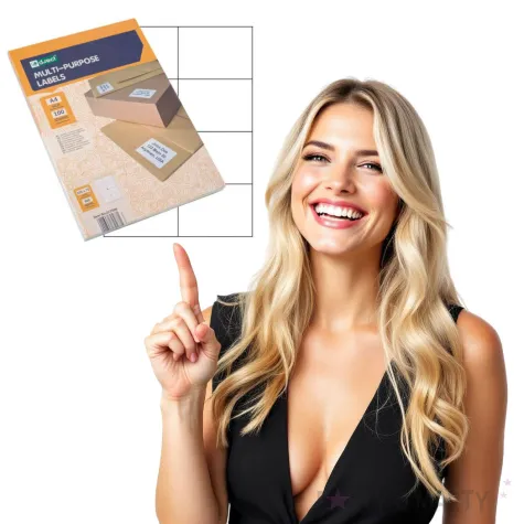 etykieta samoprzylepna a4 8 x 105x70mm d rect 100szt