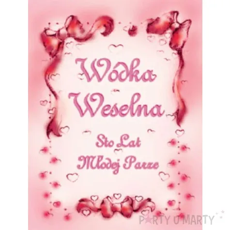 etykieta samoprzylepna na alkohol 50 szt