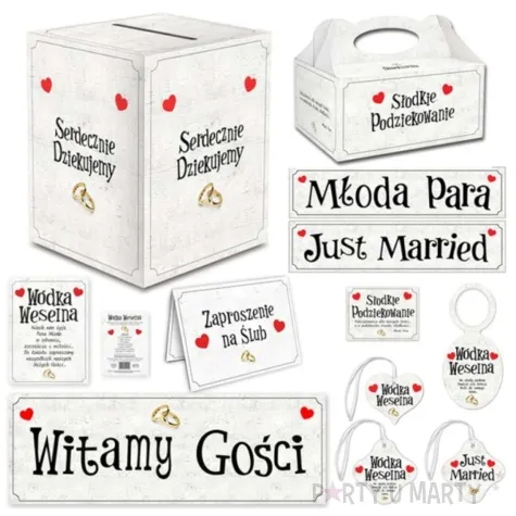 etykiety na butelke wodka weselna 12 5x9 5 cm 25 szt