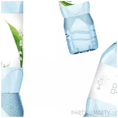 etykiety na wode mineralna komunia swieta konwalie 45x225 mm 3 szt