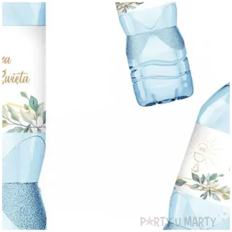 etykiety na wode mineralna komunia swieta mietowa geometria 45x225 mm 3 szt