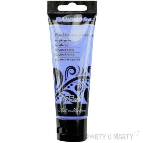 farba akrylowa art collection niebieski cyan pastelowy flamingo 75ml