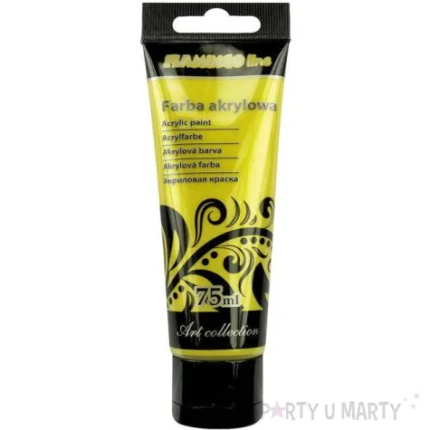 farba akrylowa art collection zolty perlowy flamingo 75ml