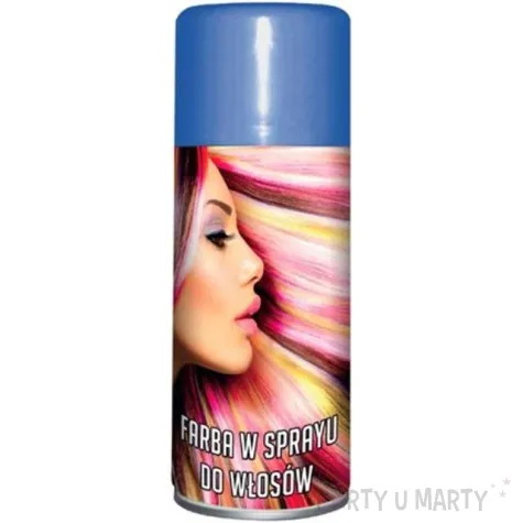 farba do wlosow w sprayu glitter niebieska aliga 175 ml