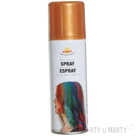 farba do wlosow w sprayu glitter zloty guirca 125 ml
