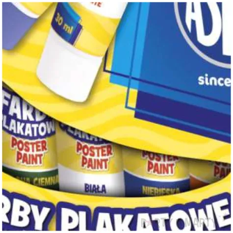farby plakatowe artystyczne w tubkach eko mix astra 30 ml 6 szt