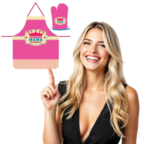 fartuch kuchenny najlepsza mama rekawica topgift