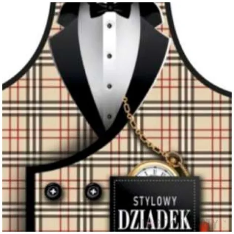 fartuch kuchenny stylowy dziadek w pepitke party tino