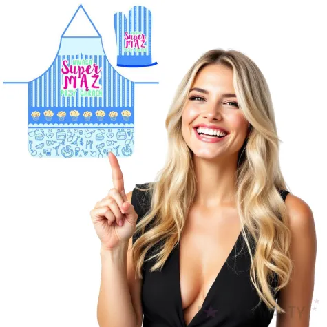 fartuch kuchenny super maz przy garach rekawica passion cards