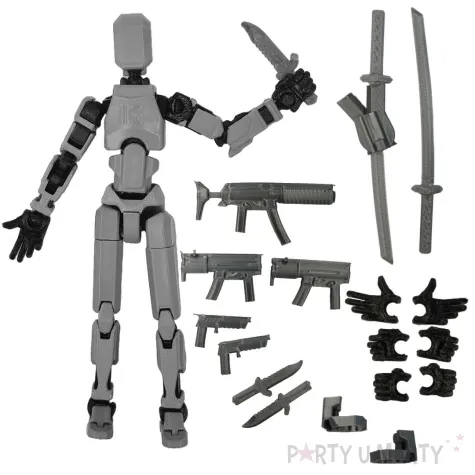 figurka kolekcjonerska mini legenda srebrny 14 cm