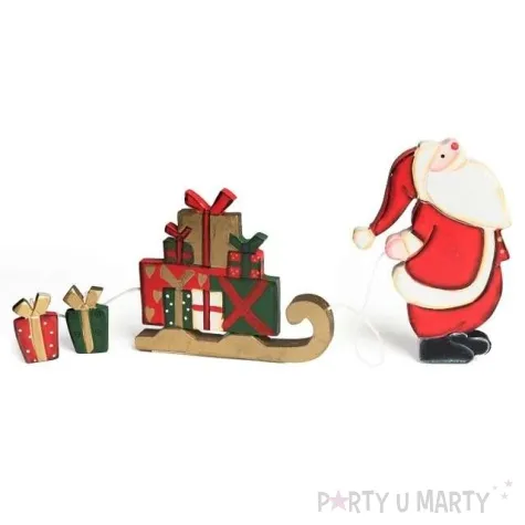 figurka mikolaj z saniami gm