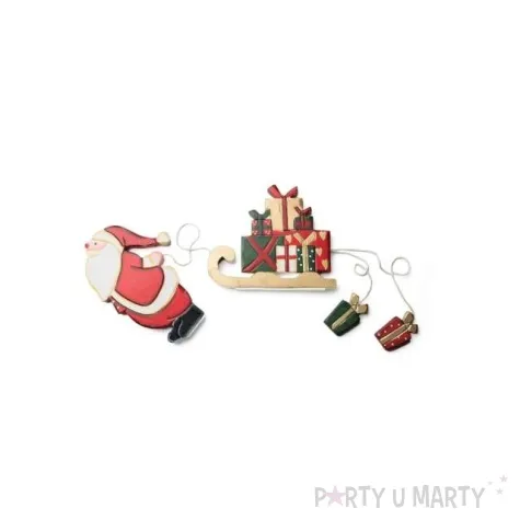 figurka mikolaj z saniami gm