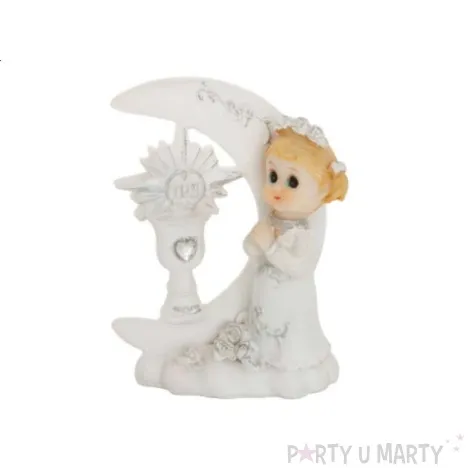 figurka na tort i komunia sw dziewczynka 9 cm