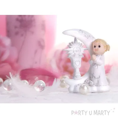 figurka na tort i komunia sw dziewczynka 9 cm