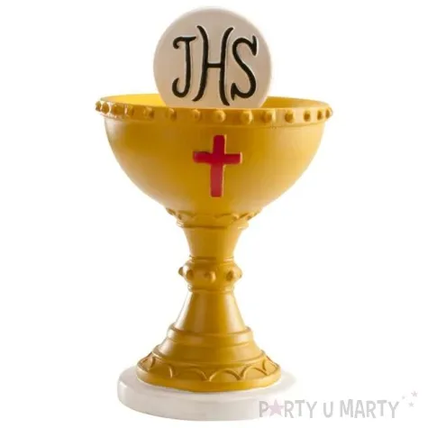 figurka na tort kielich z hostia ihs dekora 12 cm