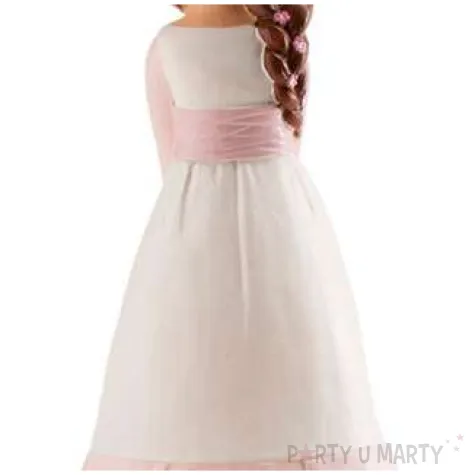 figurka na tort komunia dziewczynka w sukience dekora 15 cm