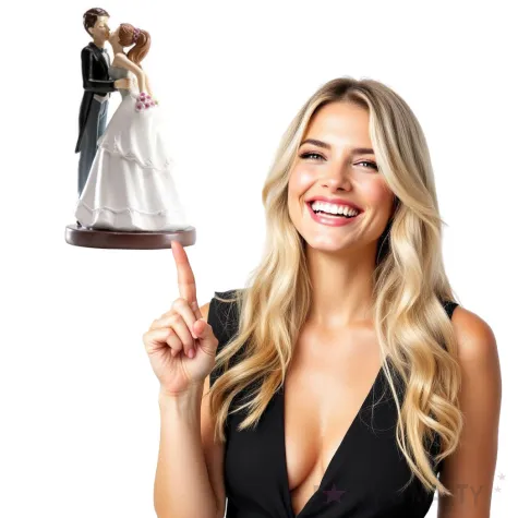 figurka na tort mloda para pocalunek dekora 16 cm