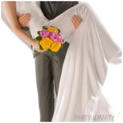 figurka na tort niesiona panna mloda dekora 20 cm