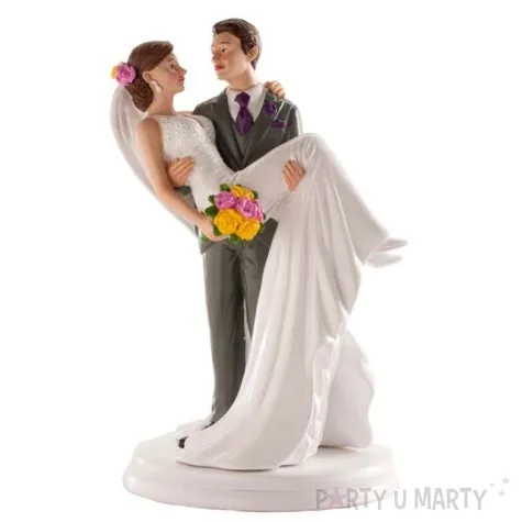 figurka na tort niesiona panna mloda dekora 20 cm