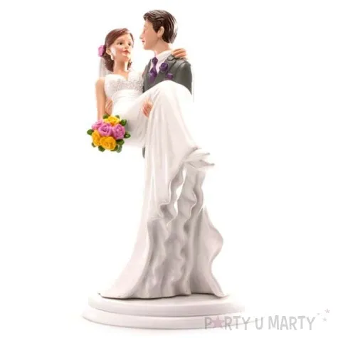 figurka na tort niesiona panna mloda dekora 20 cm
