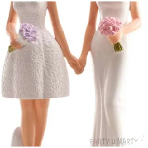 figurka na tort panie mlode dekora 20 cm