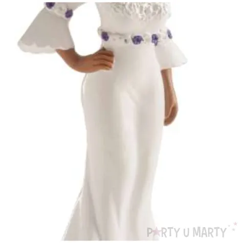 figurka na tort panna mloda elegancka dekora 16 cm