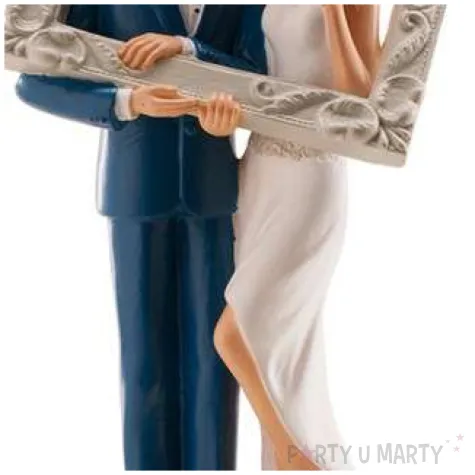 figurka na tort para mloda w ramce dekora 18 cm