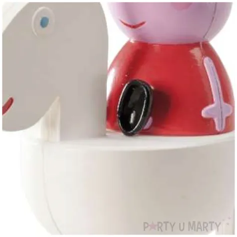 figurka na tort swinka peppa na koniku dekora 11 cm
