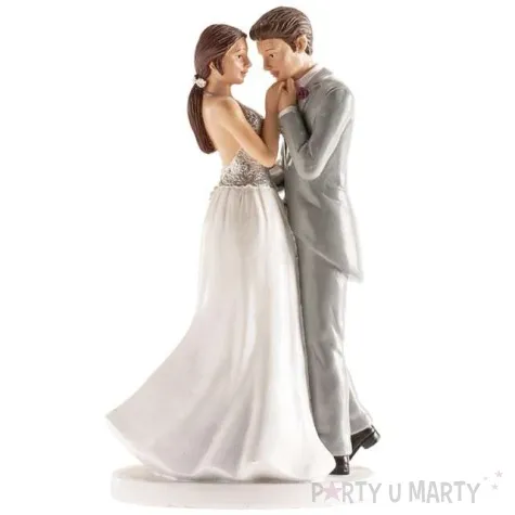 figurka na tort tanczaca para mloda dekora 18 cm