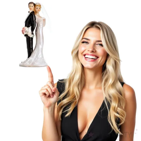 figurka para mloda na zawsze razem partydeco 11 cm